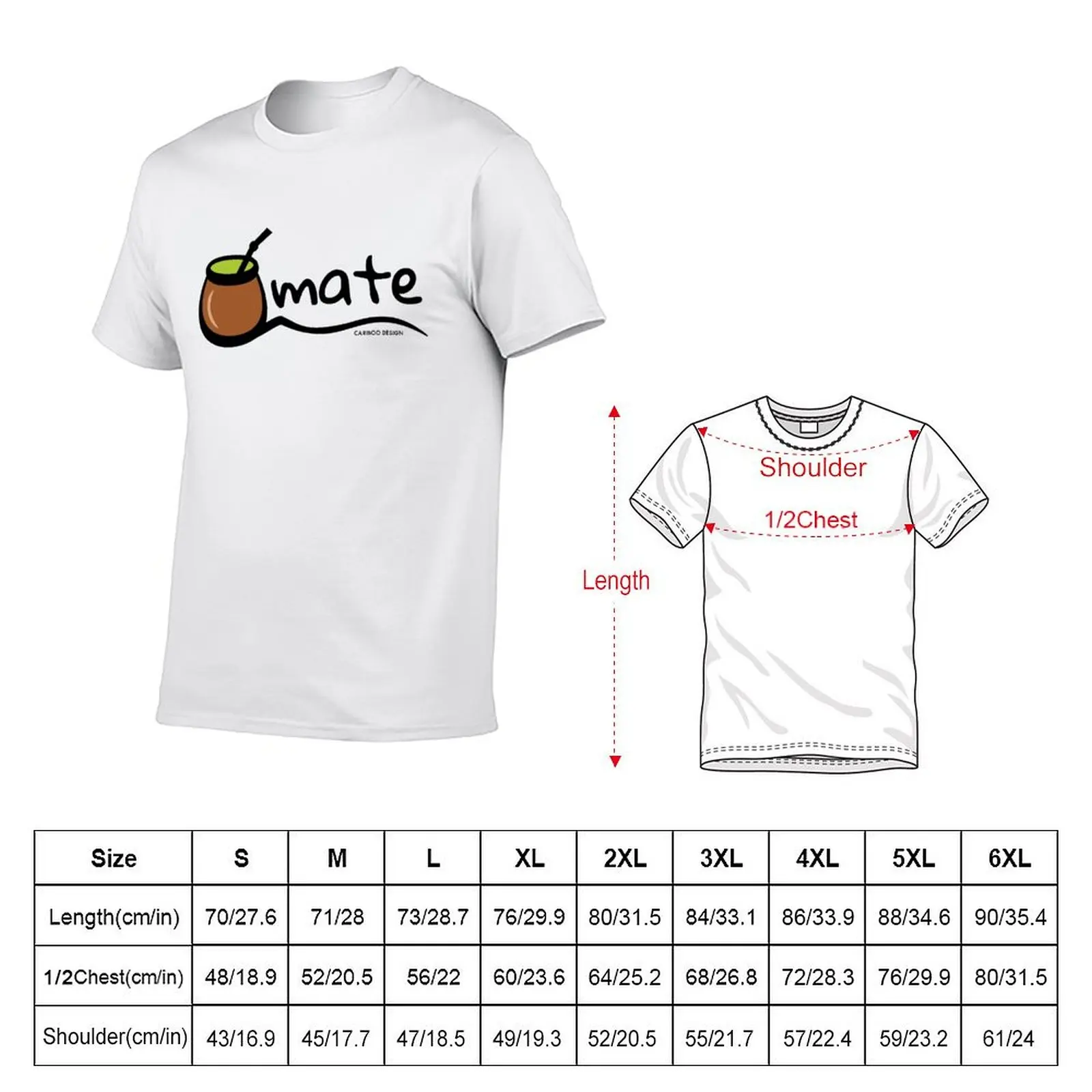 Mate Colour T-Shirt Large Size Loose Casual Tee