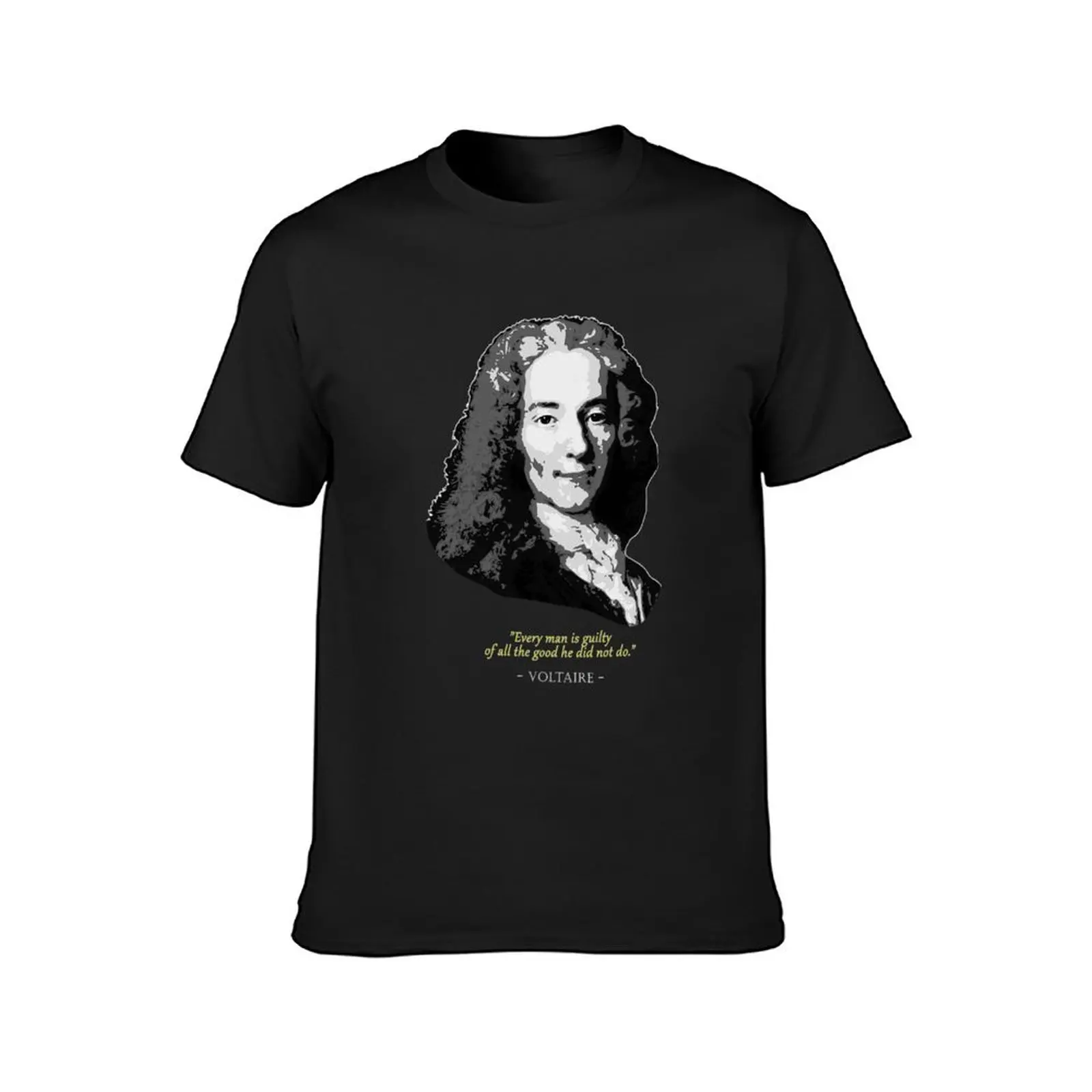 voltaire quote T-Shirt plus sizes for a boy summer tops shirts graphic tees heavyweight t shirts for men