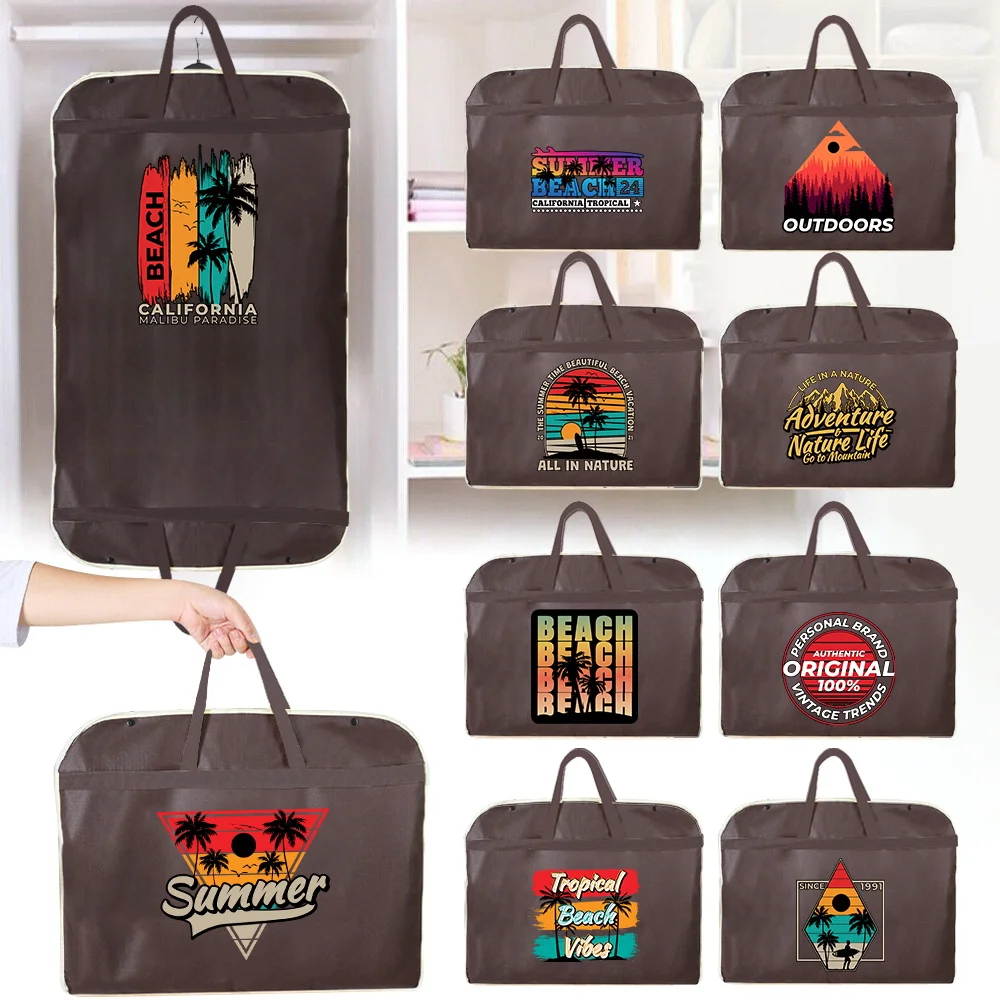 

Clothing Protective Cover Multifunctional Hanging Moisture-proof Organizing Bags Fully Enclosed Zipper Bag Holiday Series