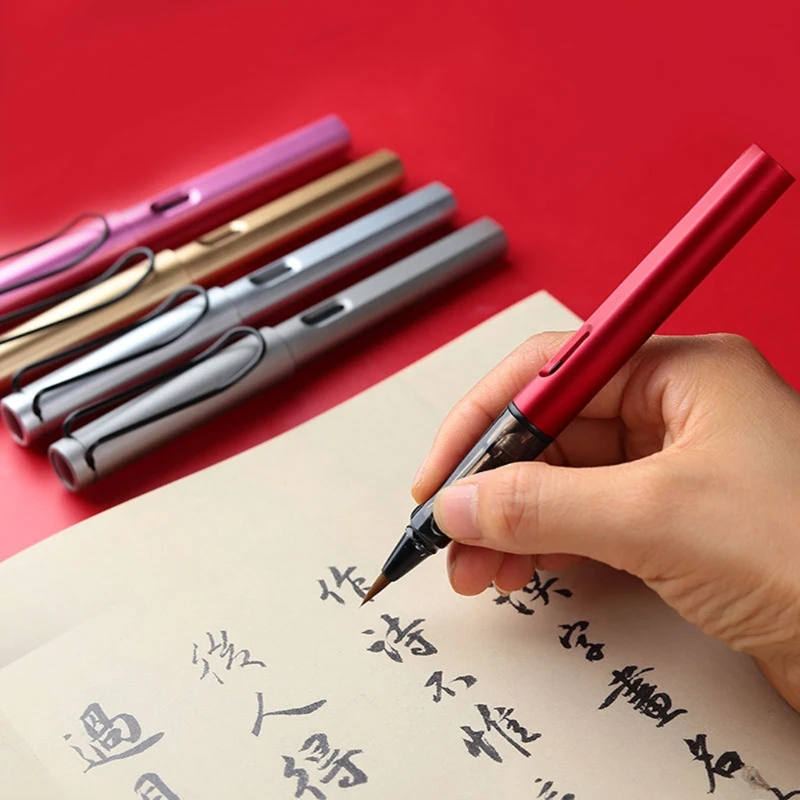Pincel caligrafía china recargable fino a bordo para niños que practican escritura