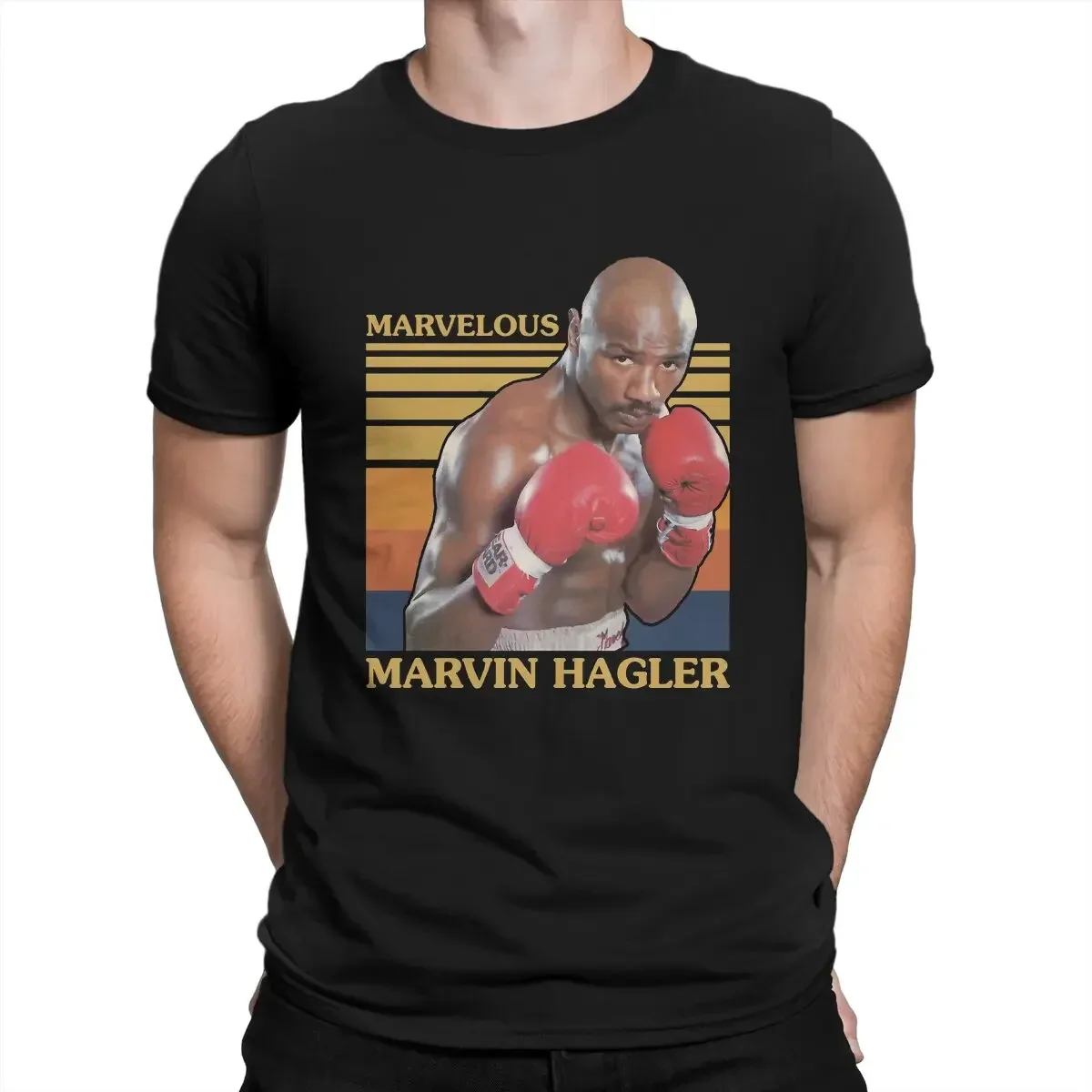 Men Marvelous Marvin Hagler T Shirt  Vintage Short Sleeve O Neck Tees T-Shirts harajuku  oversized t shirt  graphic t shirts