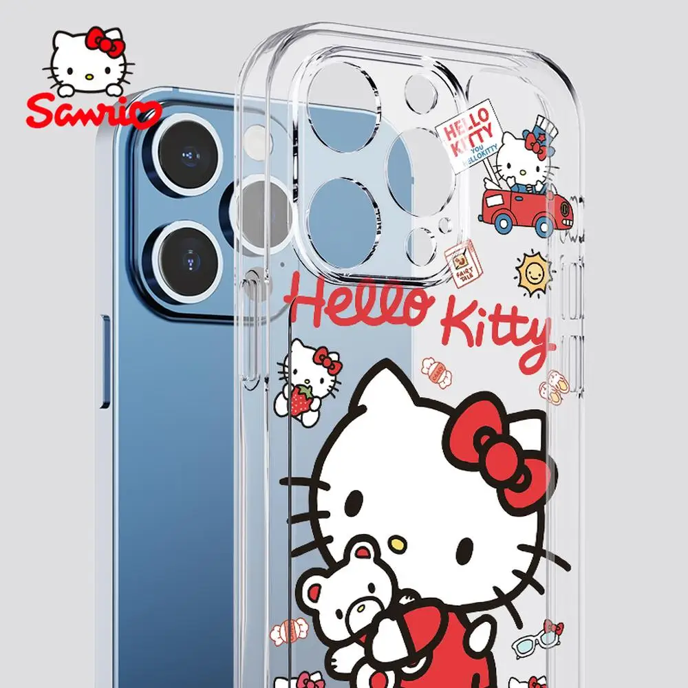 

Sanrio Hellokitty Iphone Case Iphone 16/15/14/13/12/11/x/xs/xs Max/pro Max Girls Iphone 16 Promax Case Hello Kitty Anime