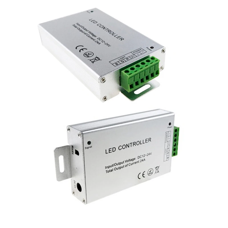 DC 12V 24V 4-key RF Wireless RGB Colorful LED Controller 12A 24A 30A Dimmer Switch For 5050 RGB Led Strip Module Light String