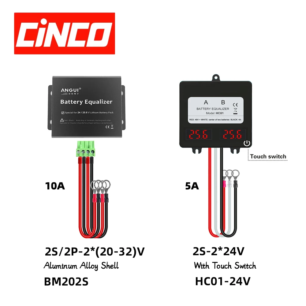 

CINCO HC01 24V BM202S 48V Battery Equalizer Battery Balancer Voltage Batteries Protector Active Lead Acid Li-ion Connect Series