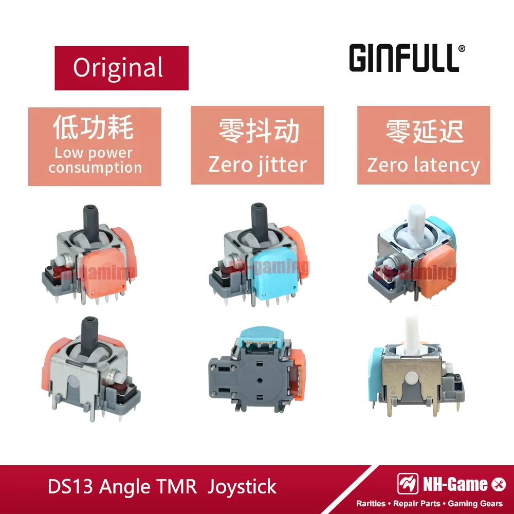 

1/2PCS 2nd Generation TMR Electromagnetic Joystick DS13 MAX 3D Analog Stick Rocker for PS5 for PS4 Xbox for Gamepad Controller