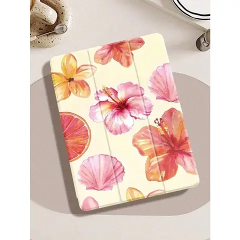 INS Hibiscus Flower Tablet Case PAD CASE For iPad pro 10/11/2020/6th/7th /8th /Air 3rd/Air 4th/9th gen/Air 5th Gen 2022/Air 11