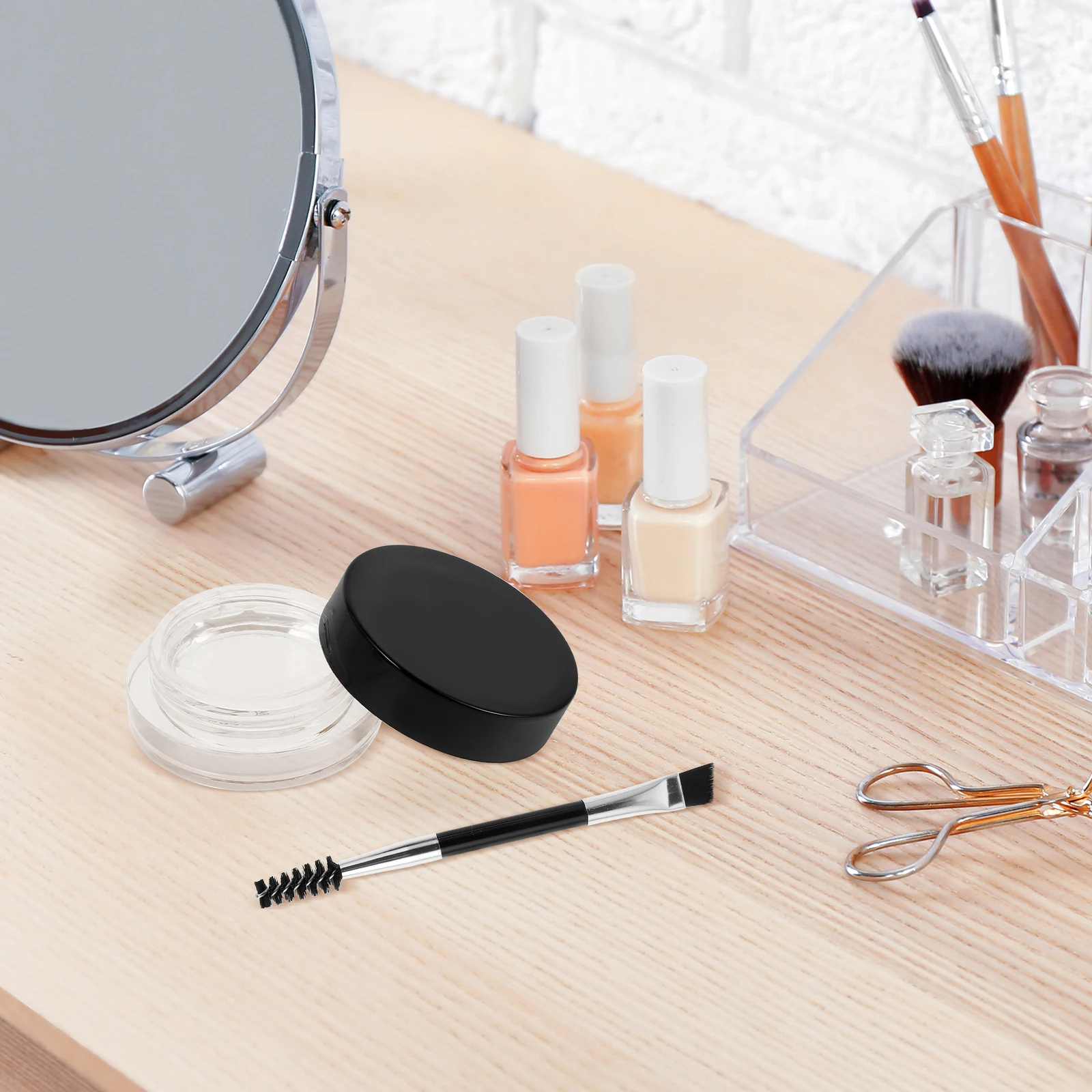 

Clear Waterproof Brow Gel Longlasting Hold Eyebrow Styling Wax Skinfriendly Universal Shade All Day Wear Eyebrow Setting