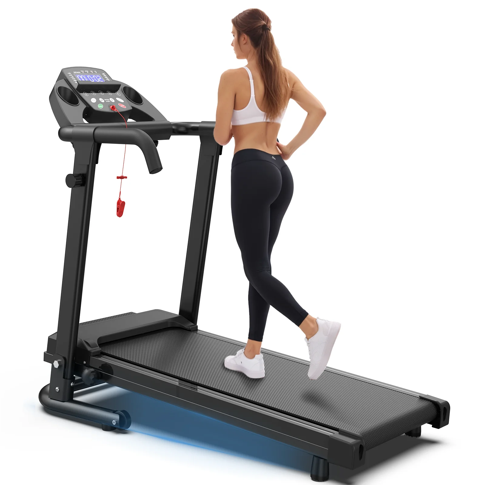 

STLF Best Treadmill Factory Price Home Use Treadmill with Powerful Auto Incline Folding Treadmill Shock Absorption OEM Support