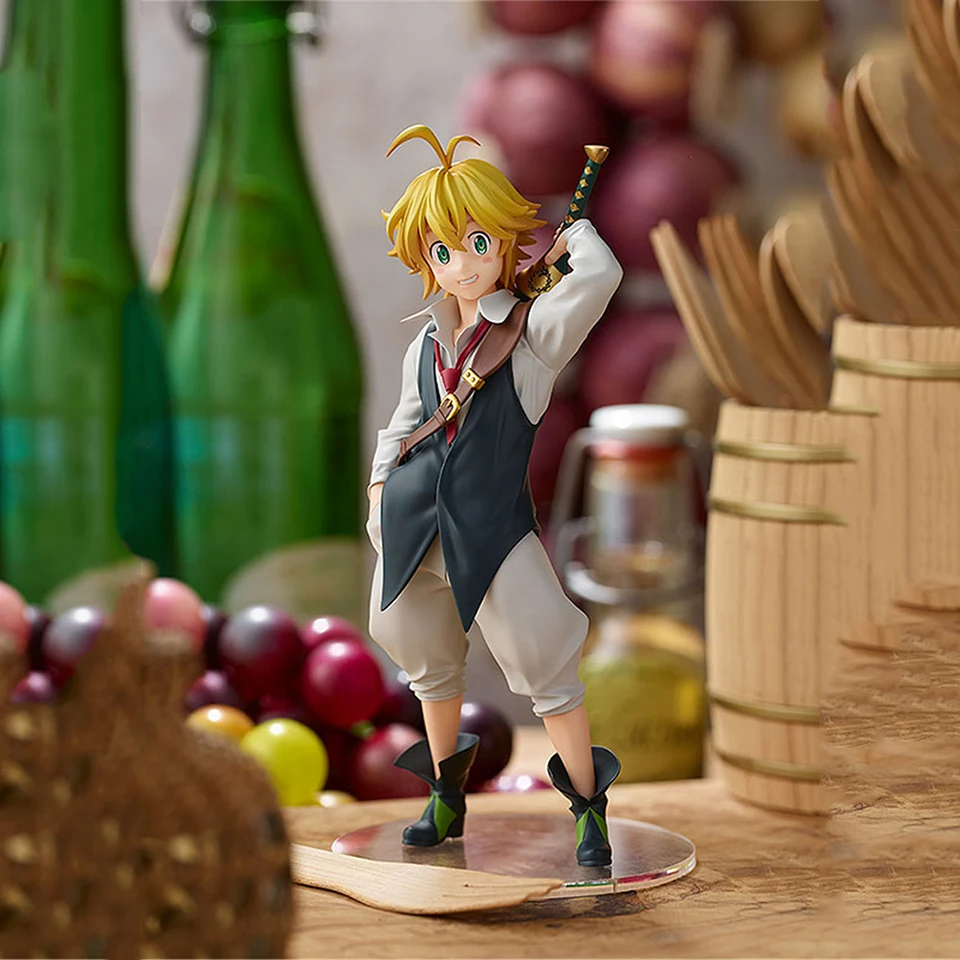 100% Original véritable les sept péchés capitaux Meliodas japon Anime Figure modèle jouet cadeau