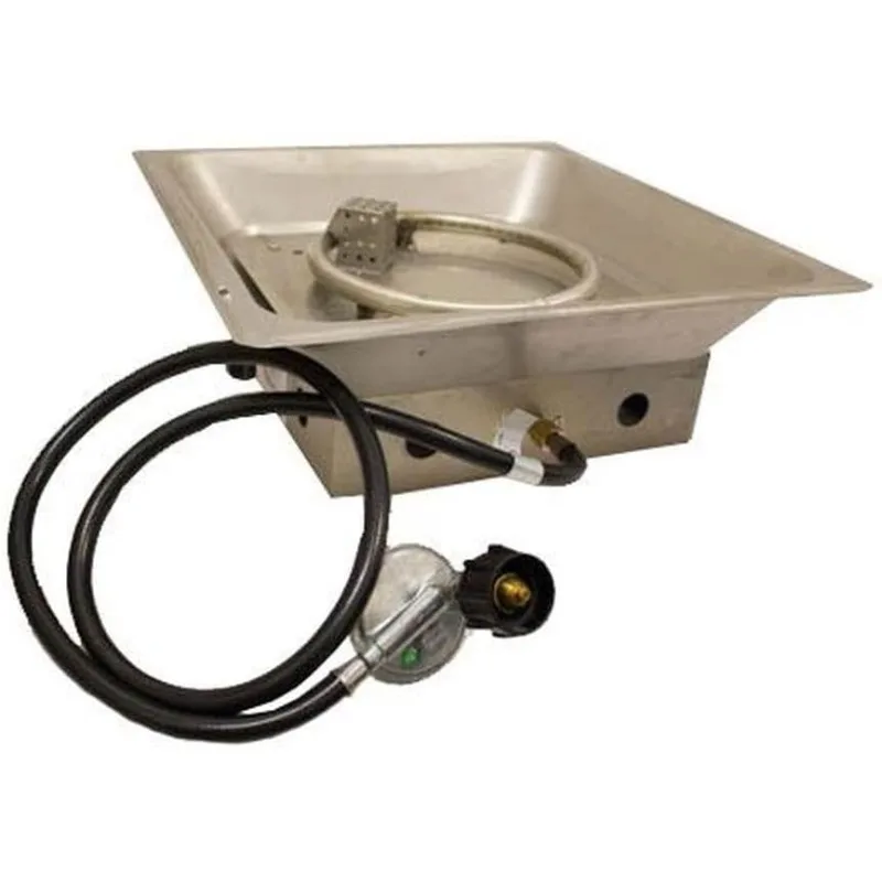 

Complete Fire Pit Burner GSF-PC, Fitted, Stainless Steel
