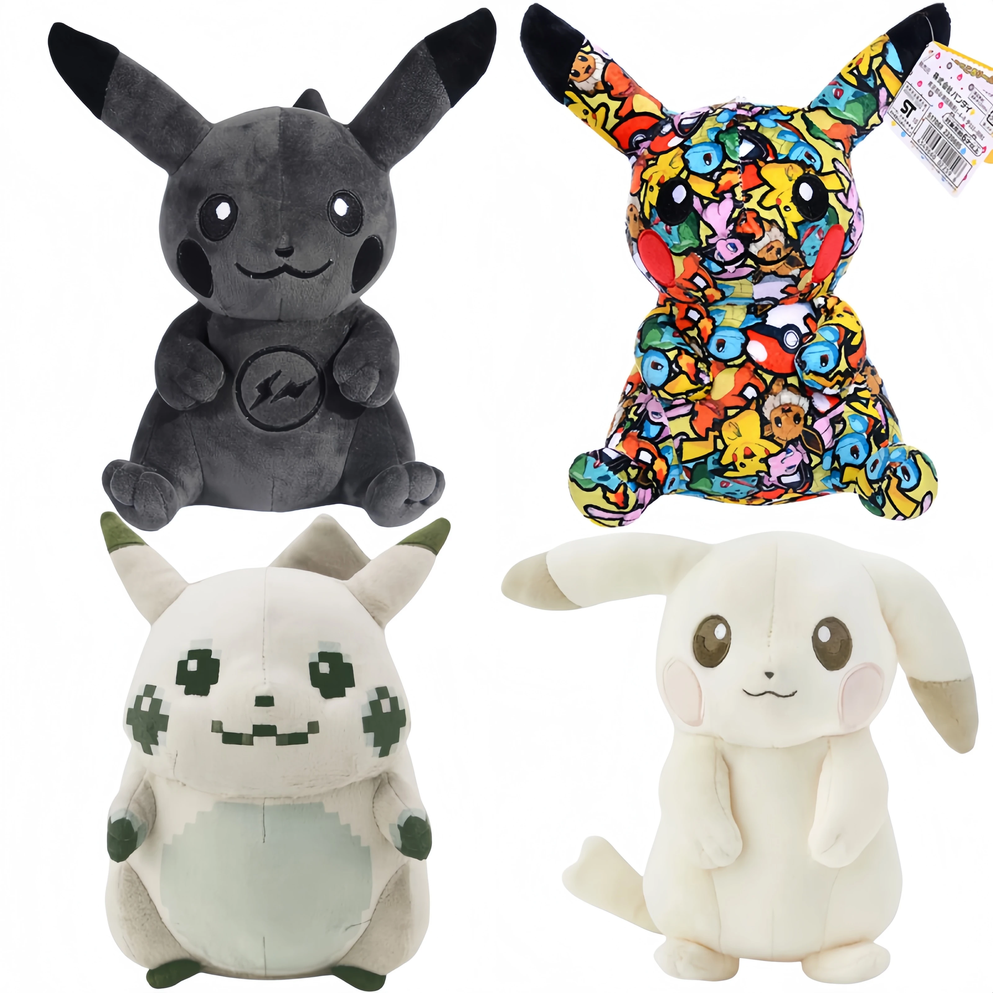 

Pokemon Peluche JPokopia Series Plush Pokopia Light Color Floppy Ears Pikachu Pixel Art Style Pikachu Plush Toy Kid Gift
