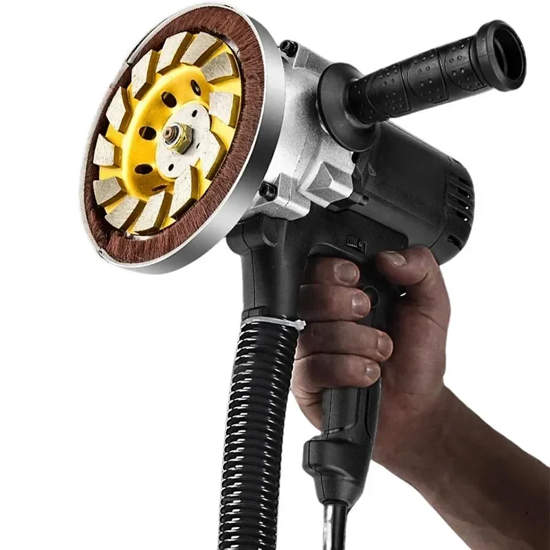 

220 В строгальный станок для стен, строгальный станок для ремонта старых стен, самовсасывающий строгальный станок для бетона, шлифовальный станок