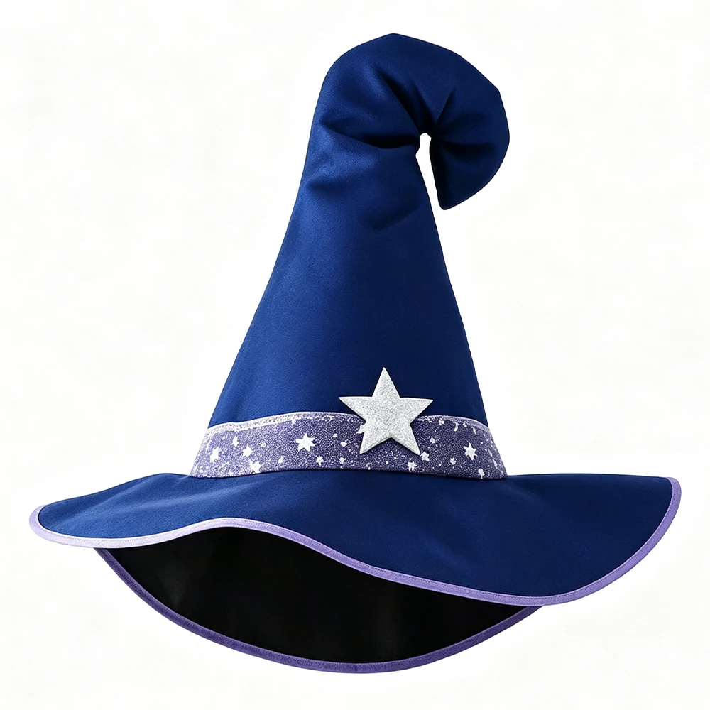 Halloween-Partykostüme, Hexenkleid für Mädchen, Kinder, Karneval, Weihnachten, Halloween, Bühnen-Cosplay-Kleid, Tasche, Hut, Zauberstab – Detail 6