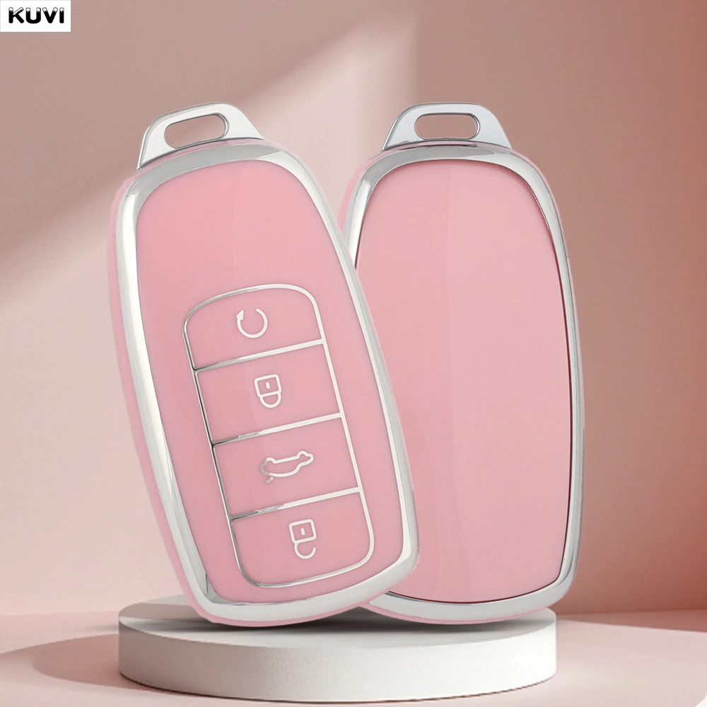 

Fashion TPU Car Remote Key Case Cover Shell For Chery Tiggo 8 Pro Tiggo 8plus New 5 Plus 7pro Omoda 5 Protector Fob Accessories