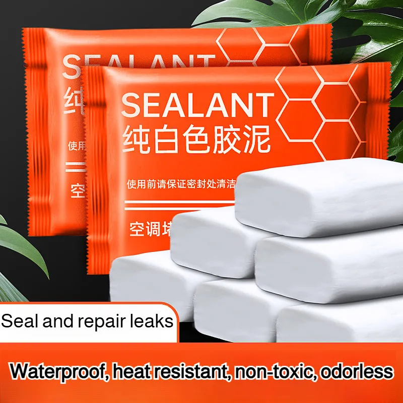 White sealing glue waterproof filling plug AC hole mildew proof sewer plugging material