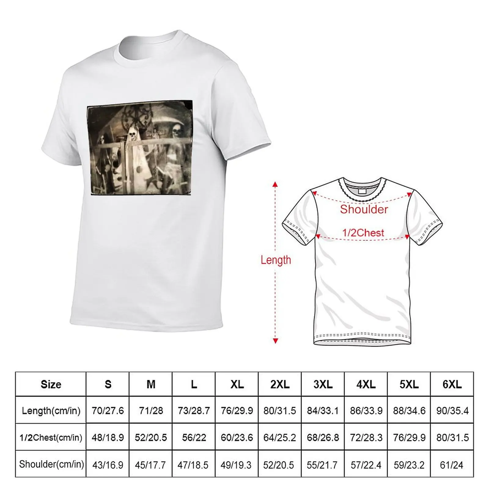 Santisima Muerte Shrine (Sepia Version) T-Shirt man t shirt designer t shirt man designer T-Shirt