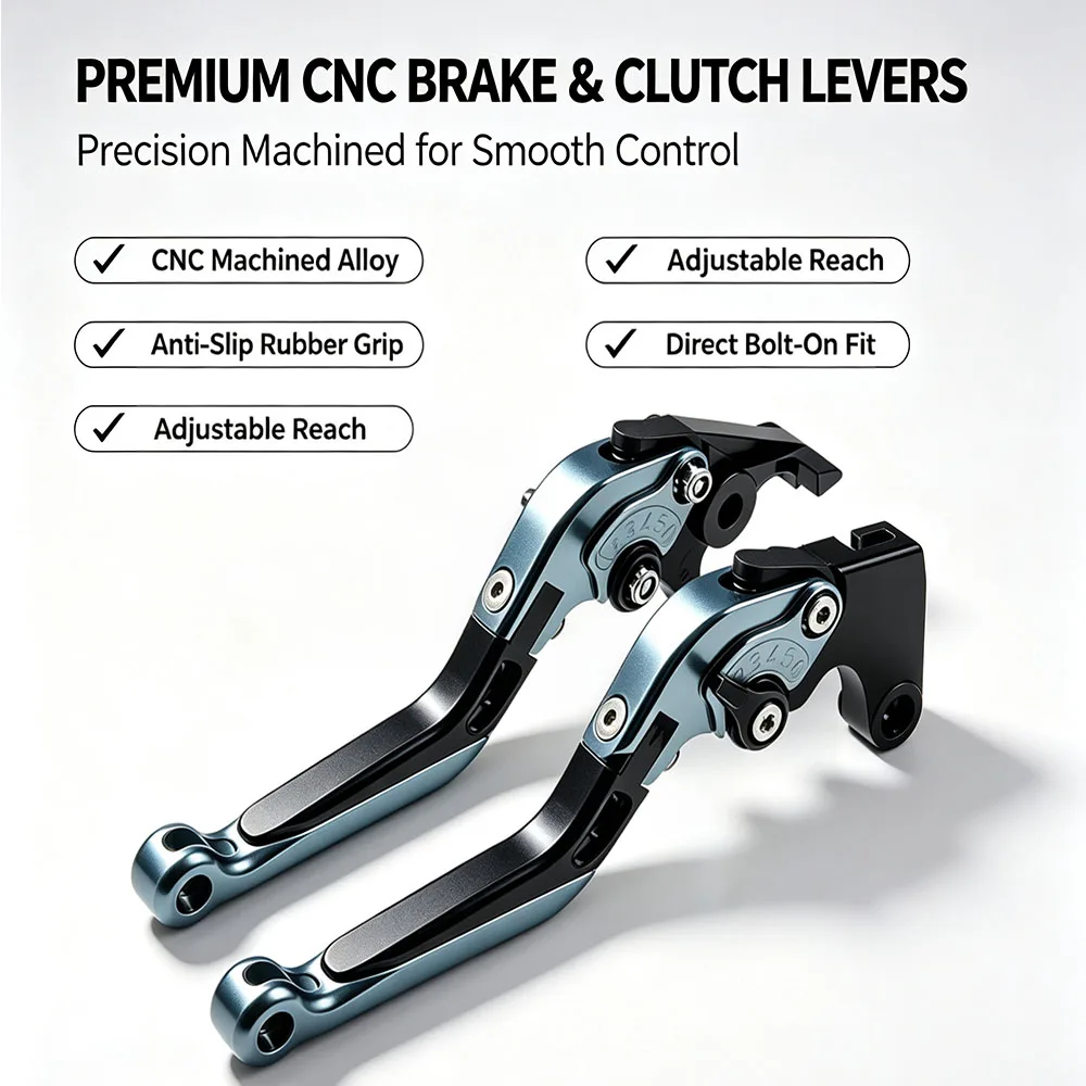 For Honda CBR954RR CBR 954 RR 954RR 2002-2003 Motorcycle CNC Folding Extendable Brake Clutch Levers Adjustable Handle Set Alumin