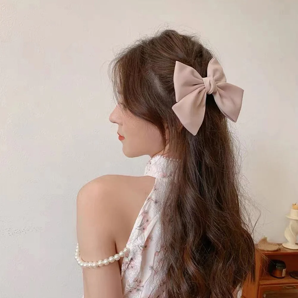 2Pairs القوس مقاطع الشعر Bowknot دبابيس الشعر إكسسوارات الشعر الأنيقة خفيفة الوزن دائم لحفلات الزفاف والعطلات يوميا