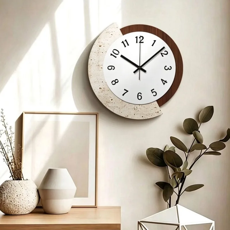 European Medieval Wall Clocks Vintage Home Decorative Clock Simple Living Room Silent Wall Clocks Home Accessories Decoration
