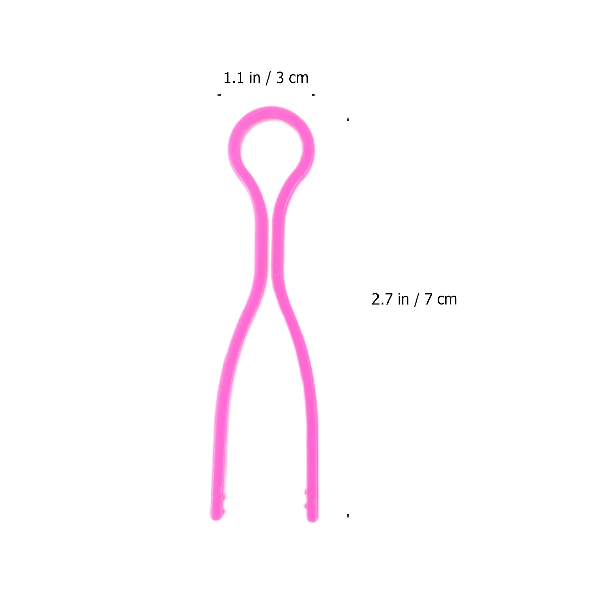 30 قطعة مقاطع بكرة بلاستيكية الخياطة الموضوع الأسطوانة ملفوفة المشبك مشبك ثابت قابلة لإعادة الاستخدام حامل الموضوع مناسبة للتطريز الوردي #4