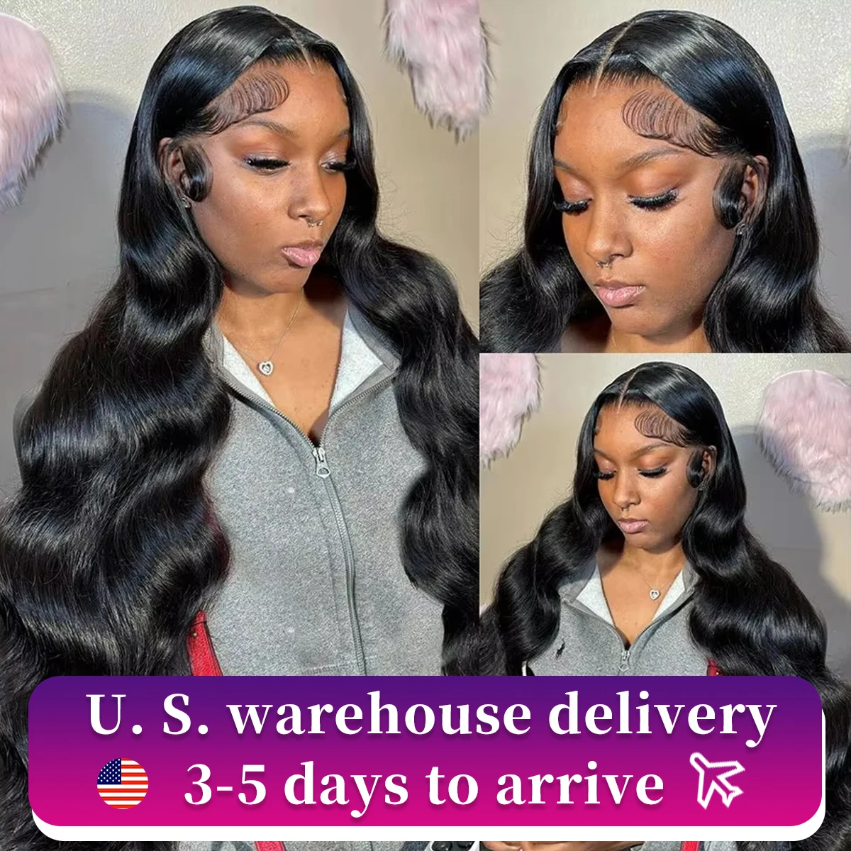 Body Wave Lace Front Wigs Human Hair 13x413x6 Lace Closure Wig 40 Inch Glueless Lace Frontal Wig Deep Wave Frontal Wig For Women