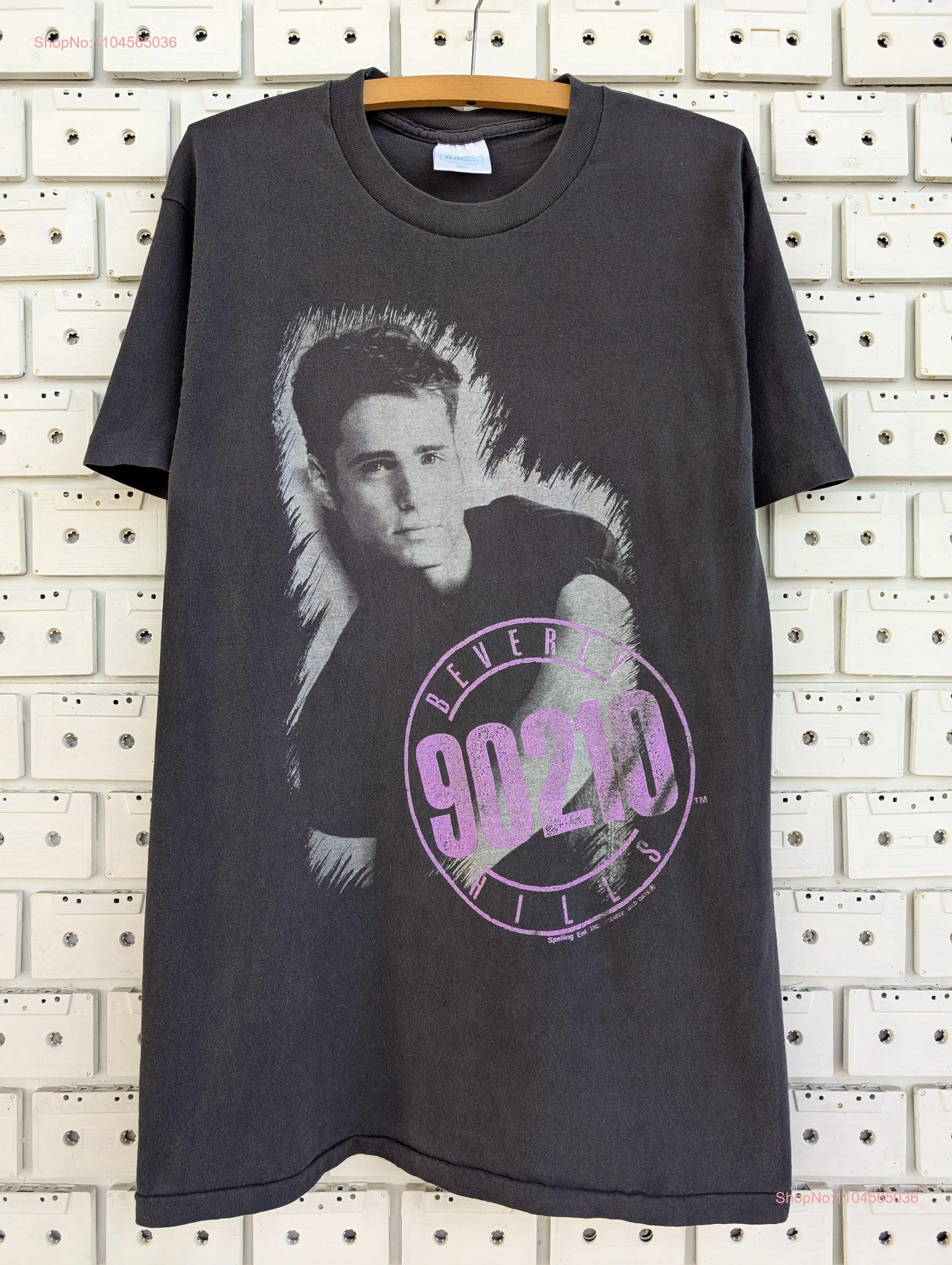 Vintage 90s Beverly Hills 90210 T Shirt Brandon Walsh Jason Priestley Shirtn Drama TV Series Merch Size Long S M