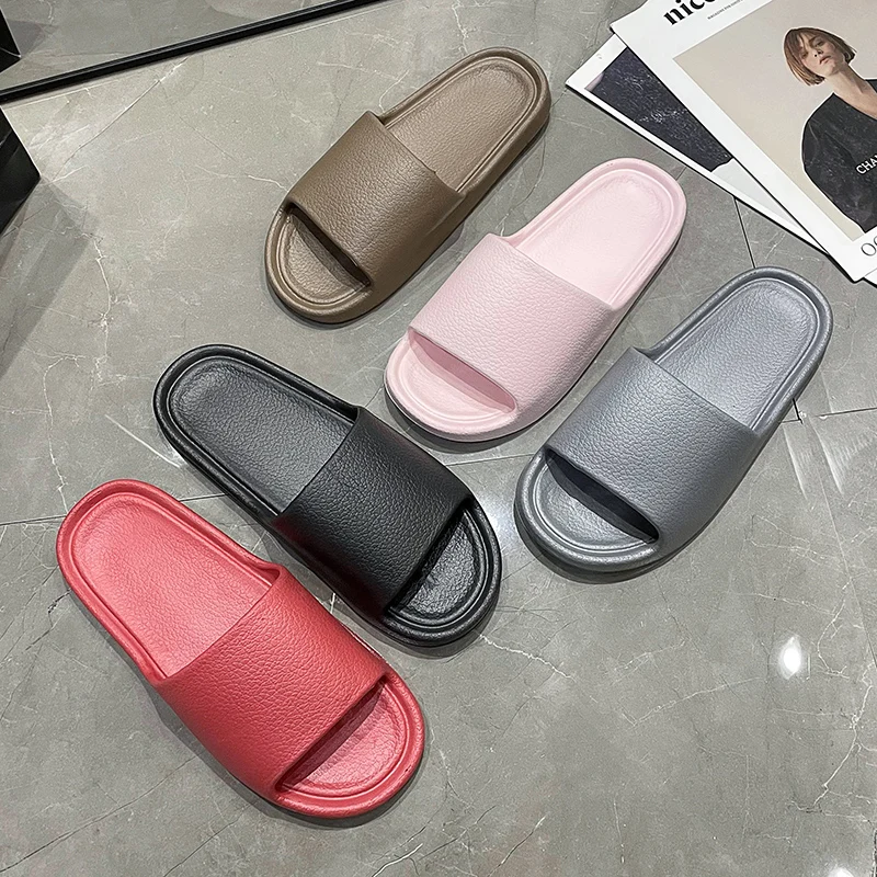 Women Slippers Summer Flat Lightweight EVA Home Bathroom Slippers Comfort Massage Couples Indoor Slides Shower Shoes