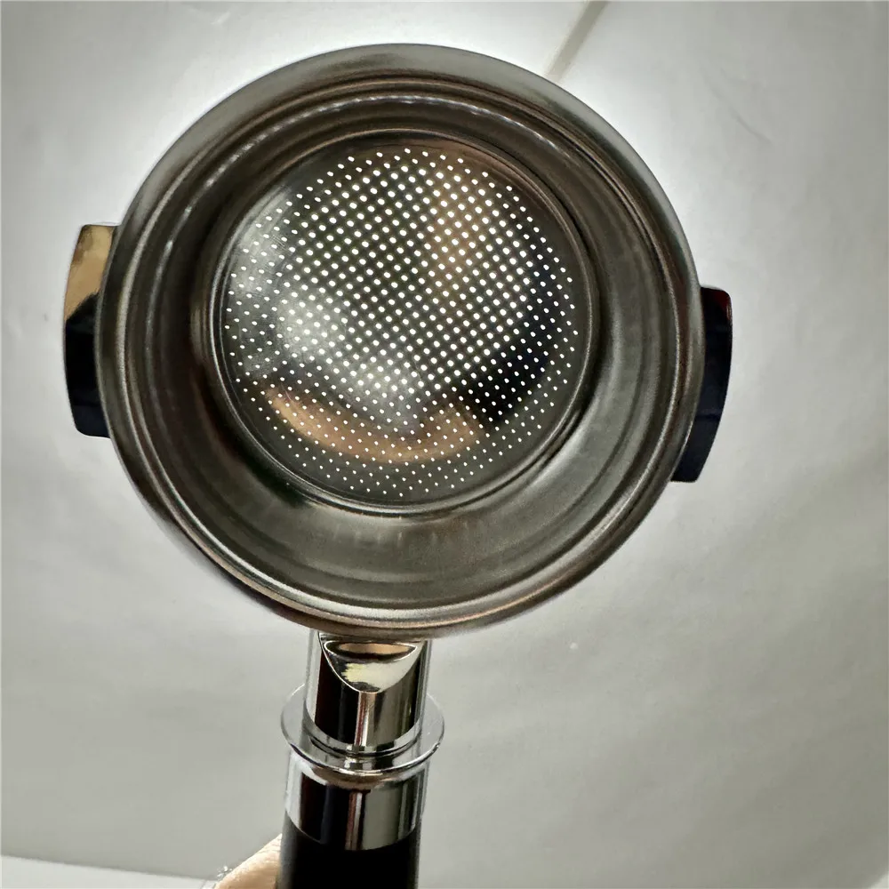 58MM Bottomless Portafilter For Breville BES900/920/980 Solid Wood Handle With 8g/18g/22g Cup Basket Naked Coffee Handle