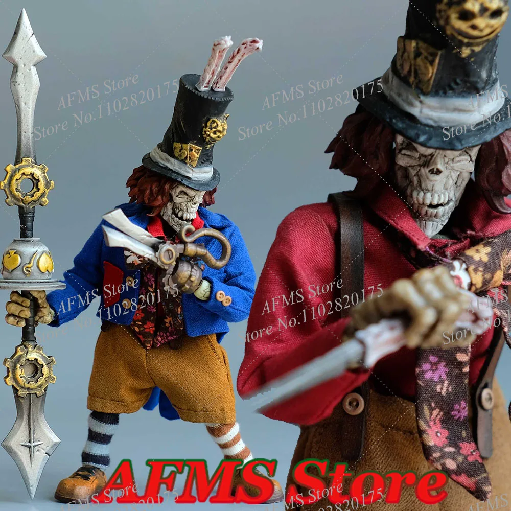 

KAILAB 1/12 Scale Collectible Figure Tarrant Crazy Genius Magic Hat Designer Full Set 6Inch Men Soldier Action Figure Model Toys