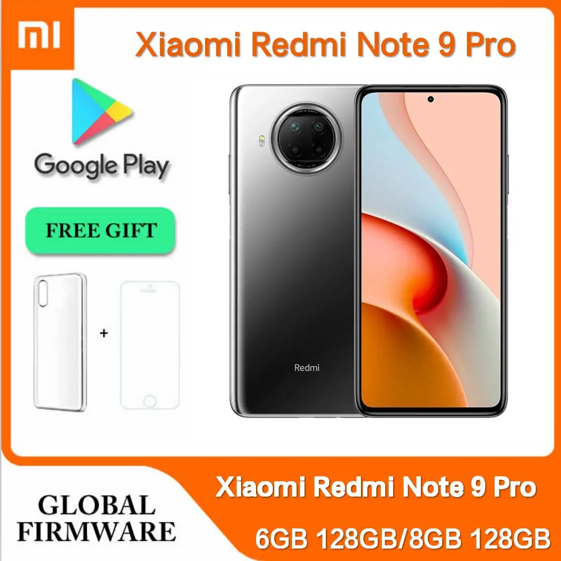 Оригинальный мобильный телефон Xiaomi Redmi Note 9 Pro 5G NFC 6 ГБ/8 ГБ 128 ГБ с двумя SIM-картами 6,67 дюйма 108 МП + 16 МП восьмиядерный мобильный телефон Android Оригинальный мобильный телефон Xiaomi Redmi Note 9 Pro 5G NFC 6 ГБ/8 ГБ 128 ГБ с двумя SIM-картами 6,67 дюйма 108 МП + 16 МП восьмиядерный мобильный телефон Android