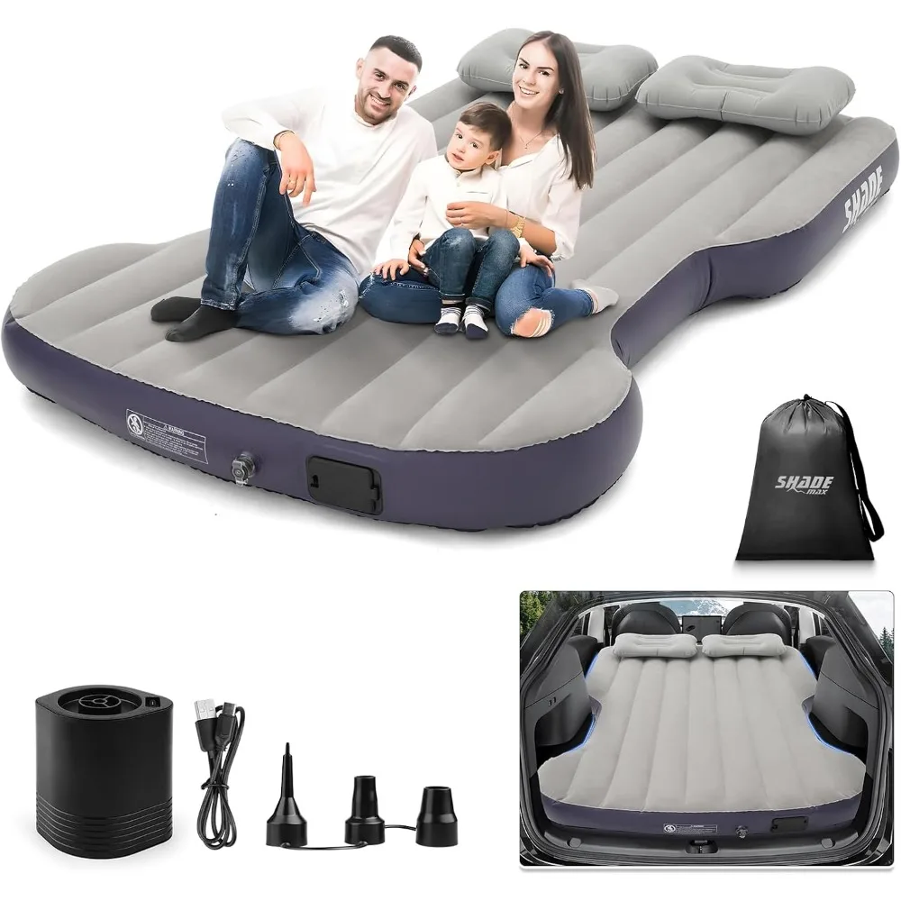 

Self-Inflating Car Air Mattress Custom for Tesla Model Outdoor Camping Air Bed with Built-in Pump Portable