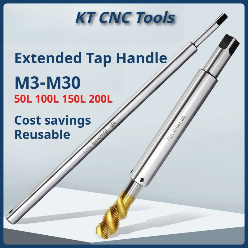 

Tapping Tool Deep cavity processing JIS ISO M3 M4 M5 M6 M8 M10-M20 Tap extension rod Tap Extened Sleeve Tools Extension Rod