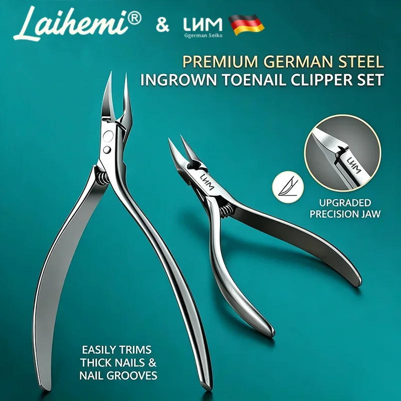 Ultra-sharp Ingrown Nail Clipper, Professional Stainless Steel Toenail Cutter Suitable for Thick Nails and Ingrown Nails