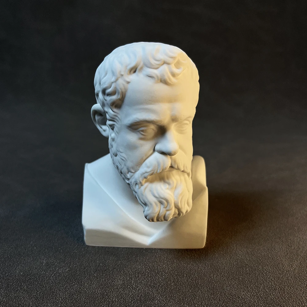 

Galileo physicist astronomer plaster statue European figure sculpture desktop bookshelf decoration home decoration ornament gift