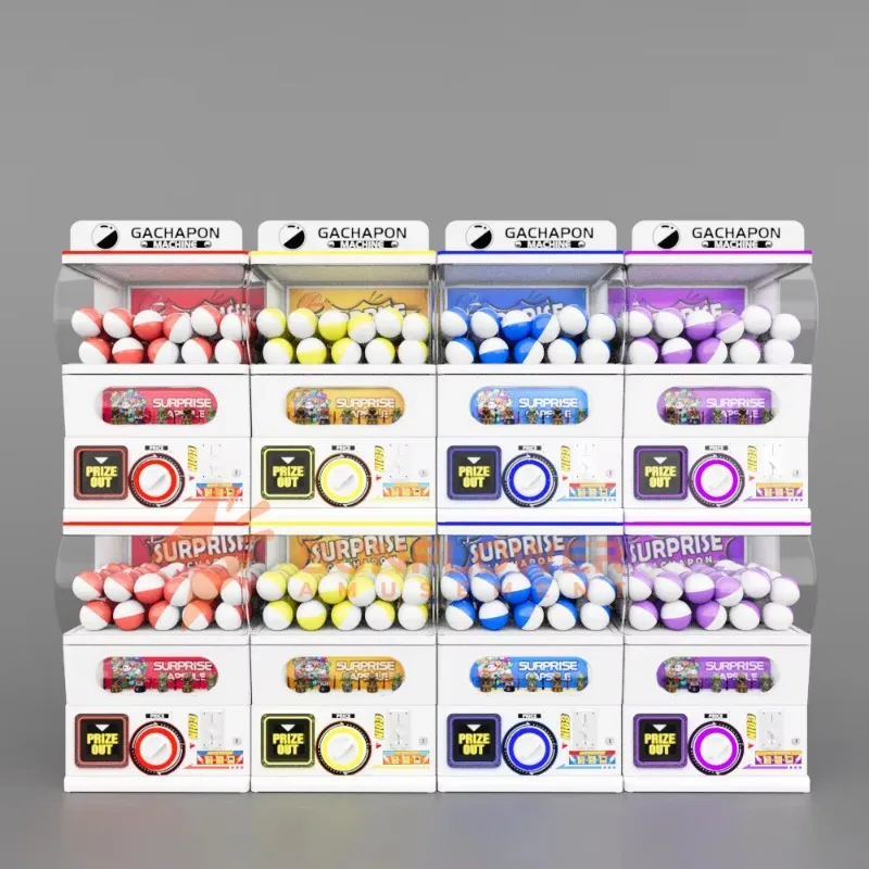 آلة ممر Gacha Gachapon تعمل بقطع النقود المعدنية آلة بيع الألعاب الكبيرة آلة بيع لعبة Gashapon #4