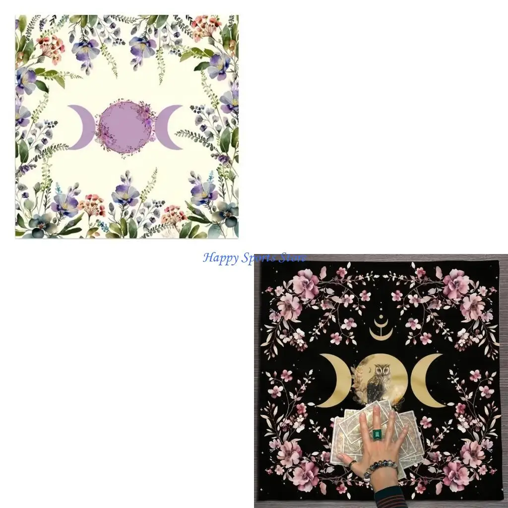 j7jf tarots tablecloth divinations tapestry القمر زهرة نمط التنجيم المائدة المائدة