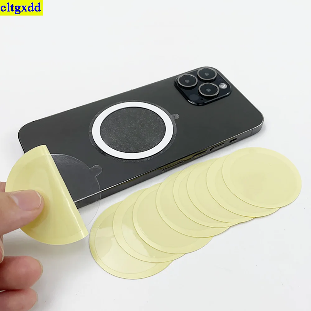 Cltgxdd 10piece mobile phone universal back sticker magnetic sheet protective film high viscosity PVC dustproof film set - Image 4