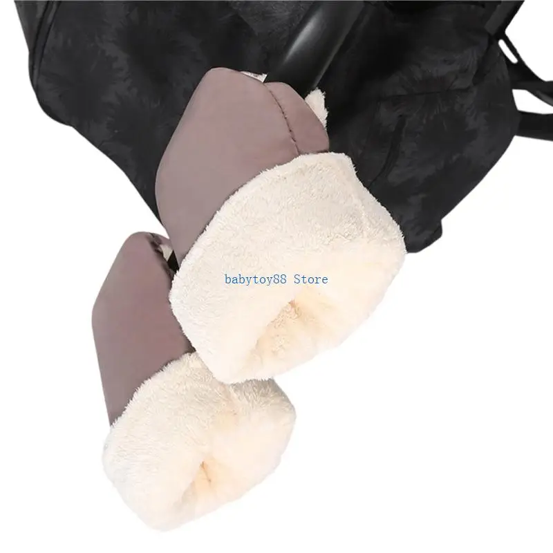 Y4UD Gants gants imperméables pour poussette, mitaines protège-mains pour accessoires