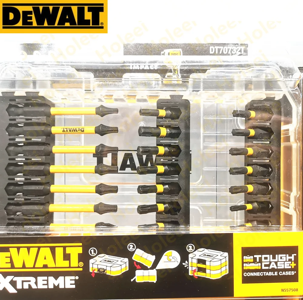 DEWALT 37PCS Bit Set Phillips Schraubendreher Spline Bit PH1 PH2 PZ1 PZ2 T10 T15 T20 T25 T27 T30 T20H t25H Power Werkzeug Zubehör