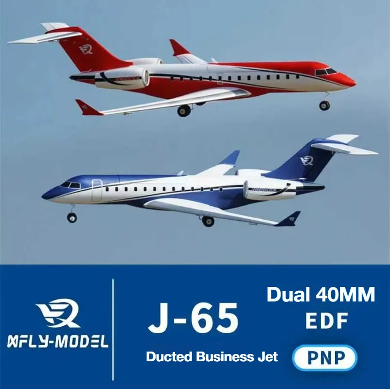 

XFly Twin 40mm J65 Business Jet Electric RC Fixed Wing Model Airplane Remote Control Aircraft For Outdoor Flight RC Hobbyists