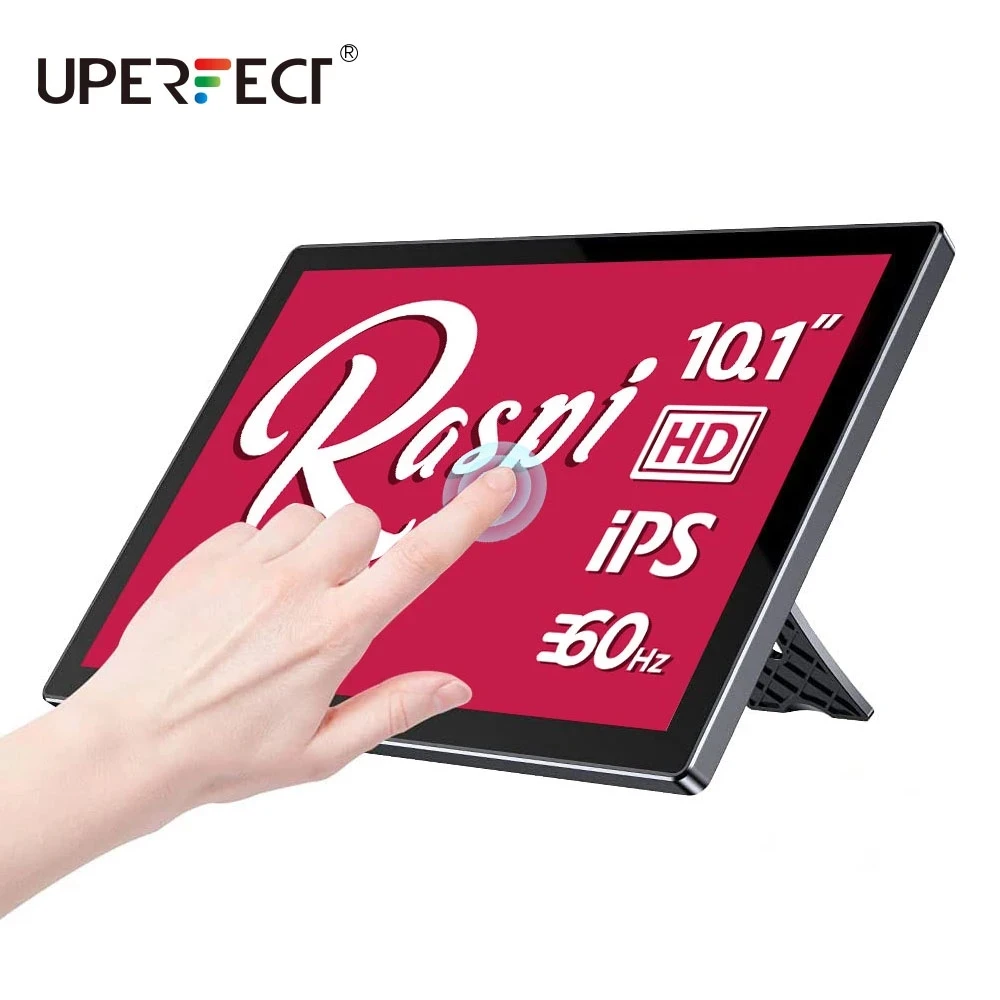 

UPERFECT UPi06 Max 10inch TouchScreen Case For Raspberry Pi Portable Monitor RasPi 3 4 USB C HDMI Display Raspberry 3 Kit