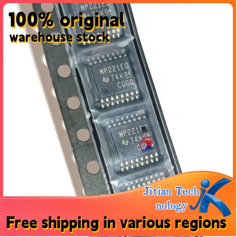 10PCS 100% New MAX3221ECPWR logo MP221EC TSSOP16 RS-232 Line Driver/Receiver IC Channel direct sales