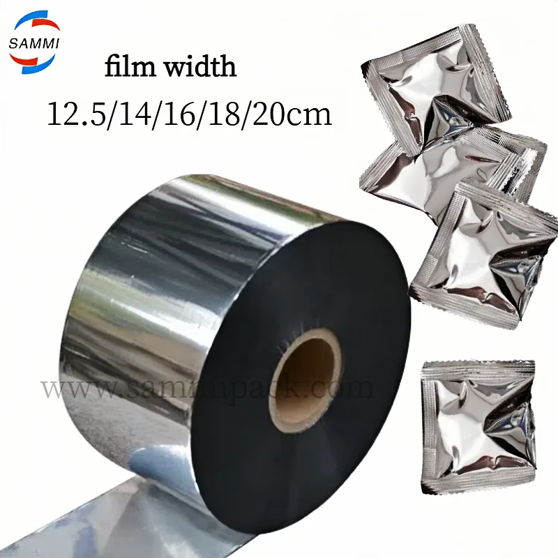 Kustom plastik aluminium Foil dilaminasi Matcha instan bubuk teh stik otomatis kemasan Sachet rol Film