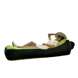 Travel Air Mat Camping Mat on The Water Thicken Portable Lazy Inflatable Windward Air Cushion Sofa Bed Beach Tourism Bedding