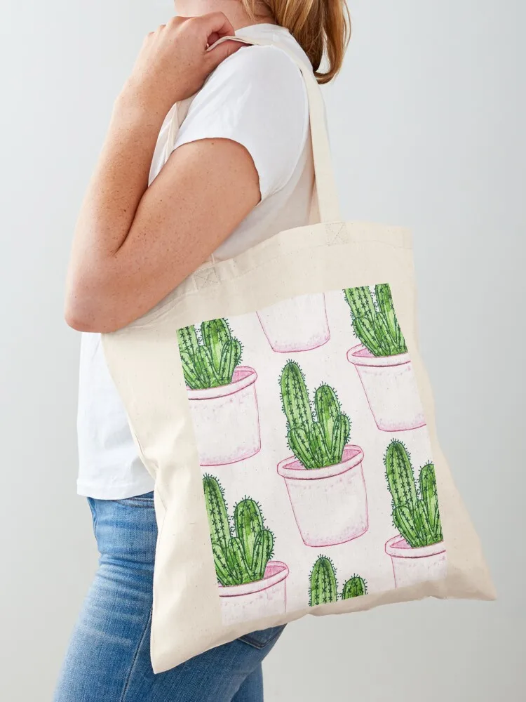 

Potted Cactus Tote Bag personalized tote bag the tote bag Shopping bags Handbags