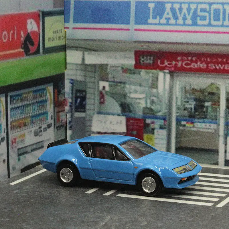 

Takara Tomy Premium Unlimited 08 Evangelion Misato Katsuragi Alpine A310 Renault Alloy Diecast Mini Car Collectible Toy