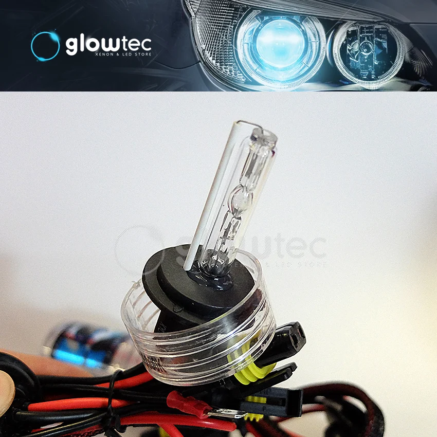 1 pc 35W H1, H3, H7, H8, H9, H11, HB3, Bulb HID Xenon Lamp Light Car Headlight all colors GLOWTEC + FREE GIFT