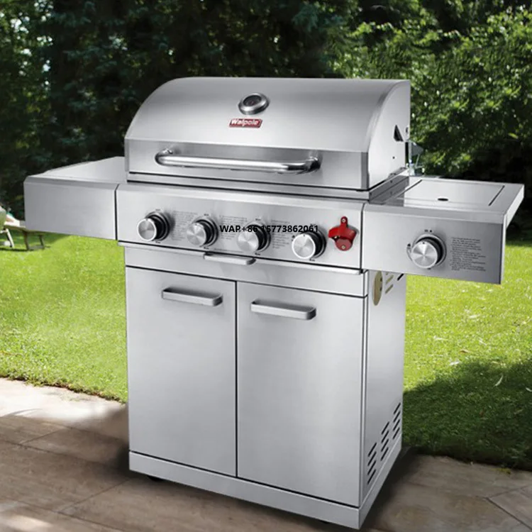 

Outdoor Stainless Steel Gas Bbq Grill Easily Assembled, Easily Cleaned