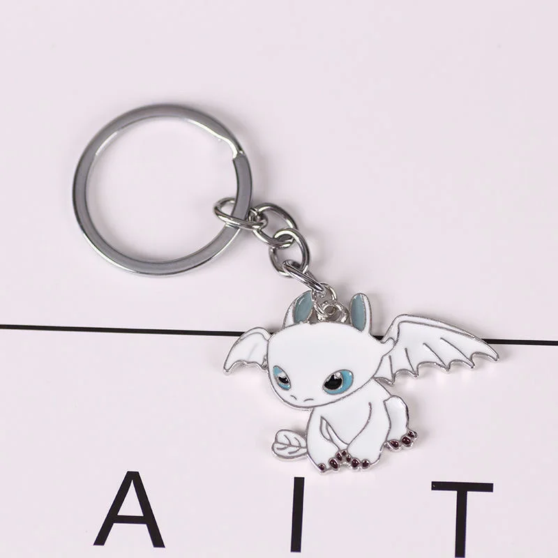 Dragon Taming Master Anime Niedliche Zahnlos-Halskette, Ohrstecker, Ring, Brosche, Nischen-Accessoires für Paare, Geschenke für Sie und Ihn – Detail 16