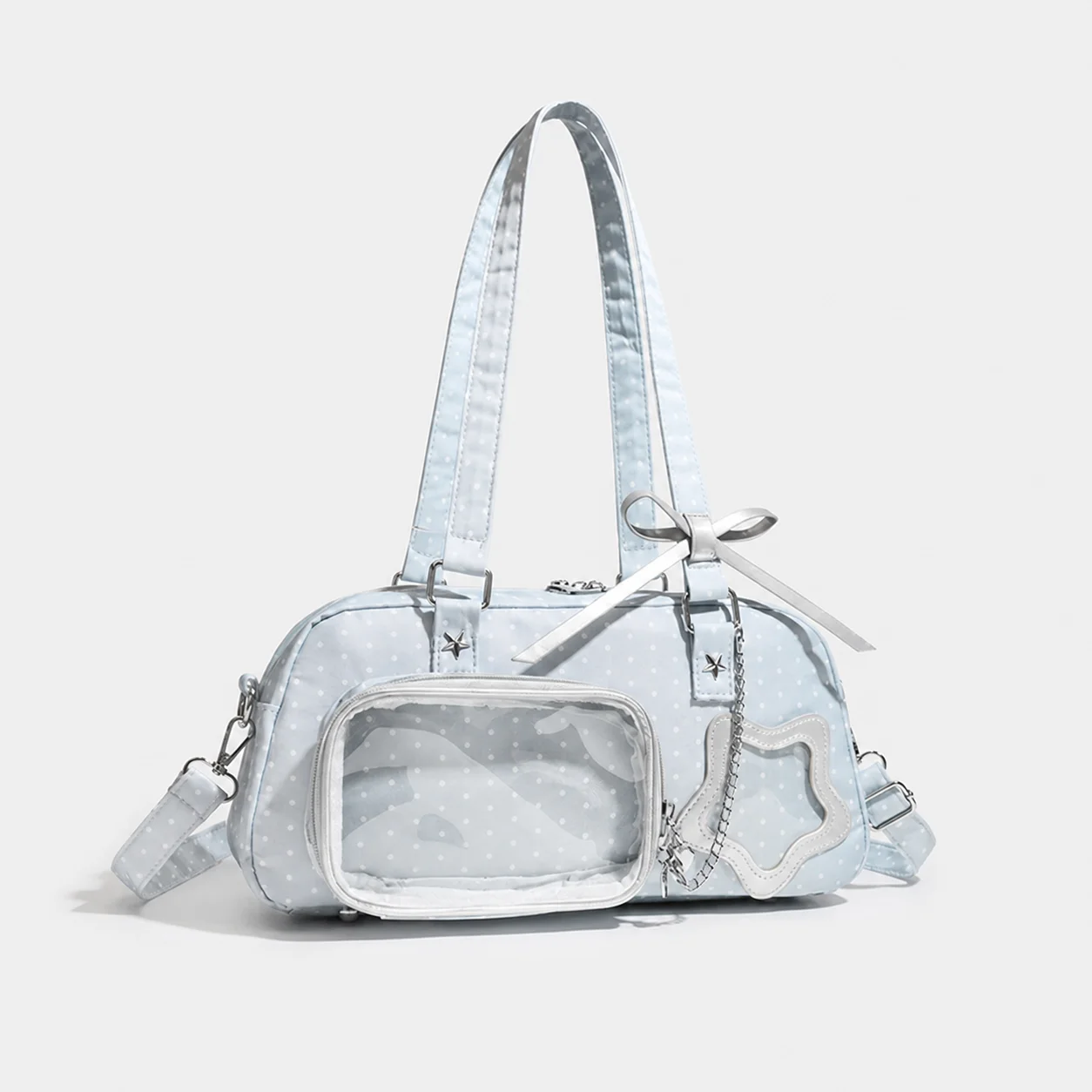 Transparent Display Bag New Anime Fans Bag Polka Dot Bag Transparent For Concerts Daily Use Commuting